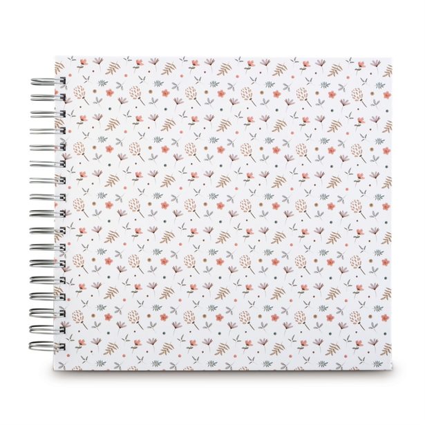 Hama album klasické spirálové FLORAL 28x24 cm, 50 stran