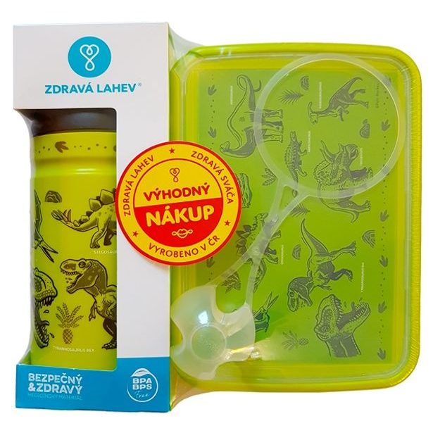 Set DINOSAUŘI - zdravá láhev/zdravá sváča