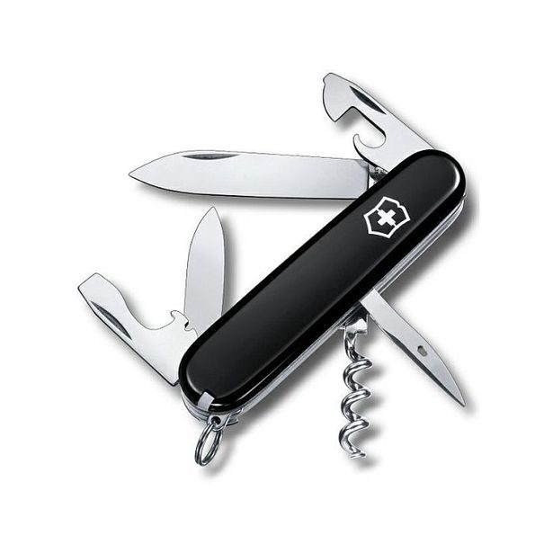 nůž 12-funkcí 91mm SPARTAN černý 1.3603.3, kapesní Victorinox