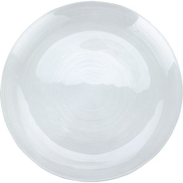 talíř d28cm, matné sklo