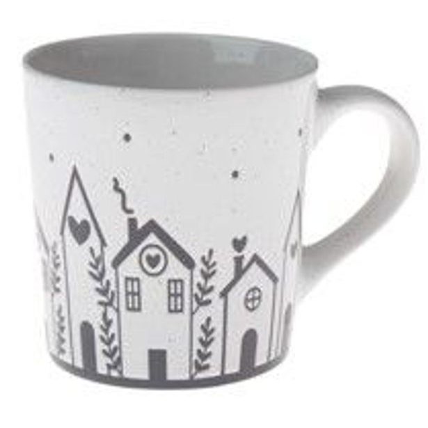 hrnek 470ml-1ks-DOMKY, d10x10,3cm, keramika*duben 2025