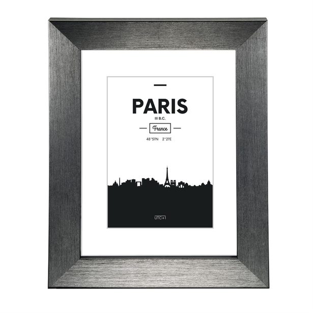 Hama Paris Plastic Frame, contrast grey, 10 x 15 cm