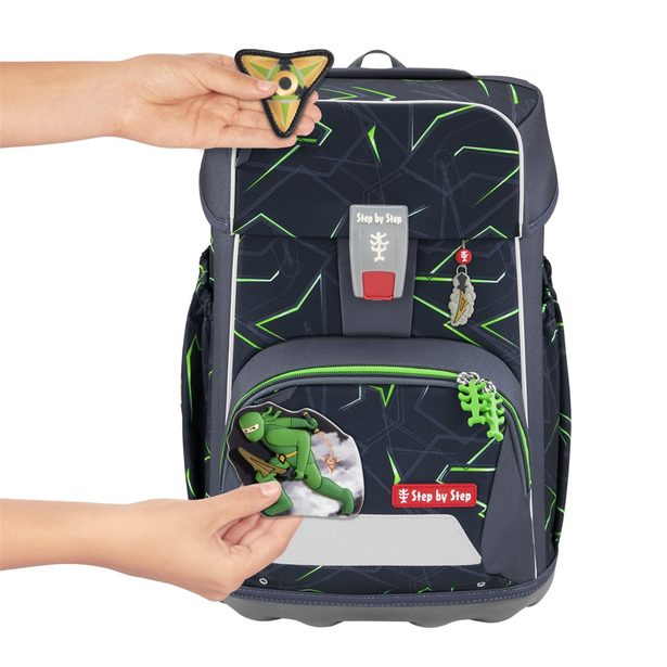 Školní aktovka Step by Step GIANT, Ninja Kimo - 5 dílný set, AGR certifikát