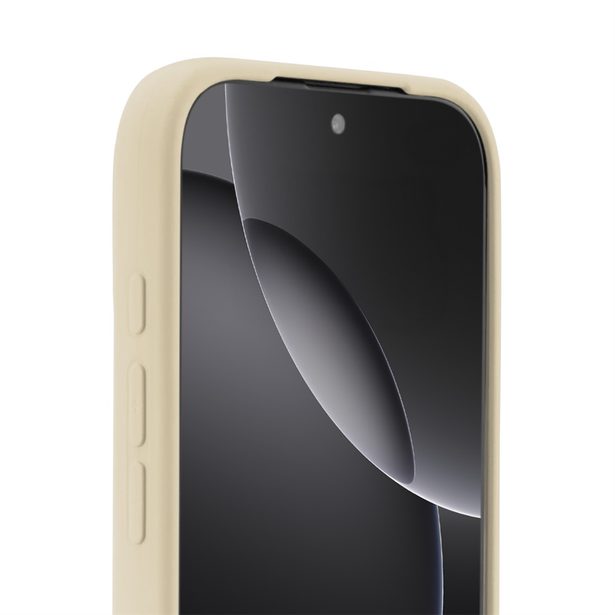 Hama Fantastic Feel, kryt pro Apple iPhone 17 Pro, hebký povrch, béžový