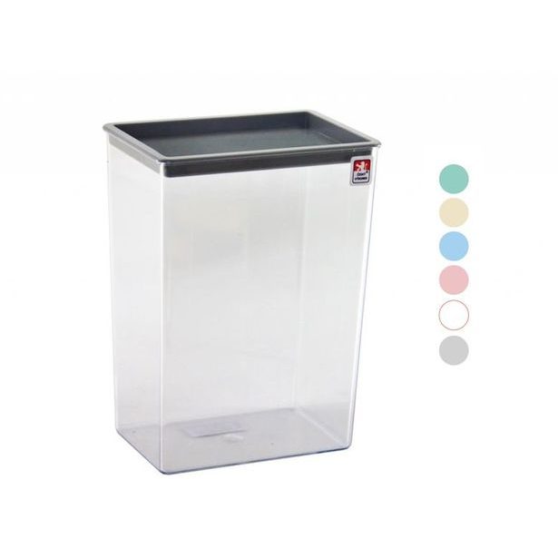 krabice-dóza vys.2000ml, mix barev, plast