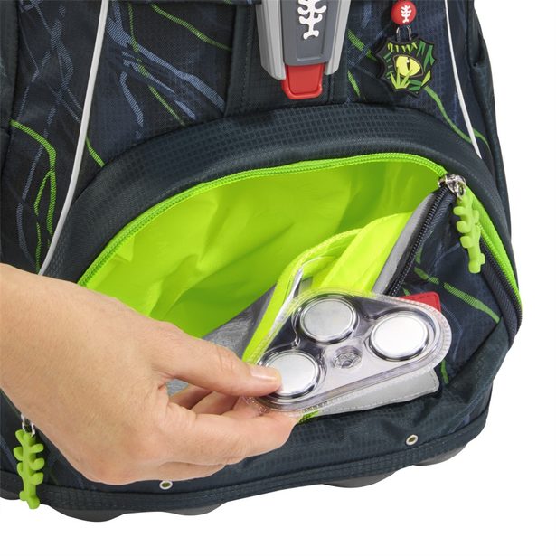 Školní aktovka Step by Step FIT, Danger Cat Chiko - 5 dílný set, AGR certifikát