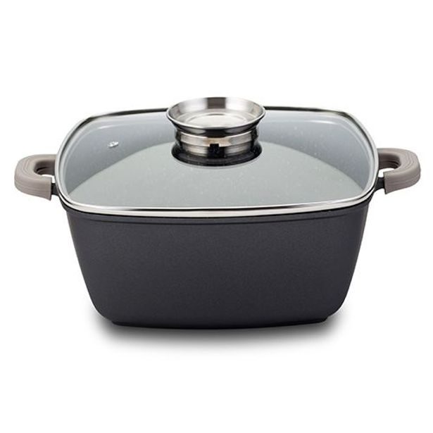 pekáč 24x24x15cm+PO skl. FUNTZIO, 4,0l, nepřiln.povrch, indukce