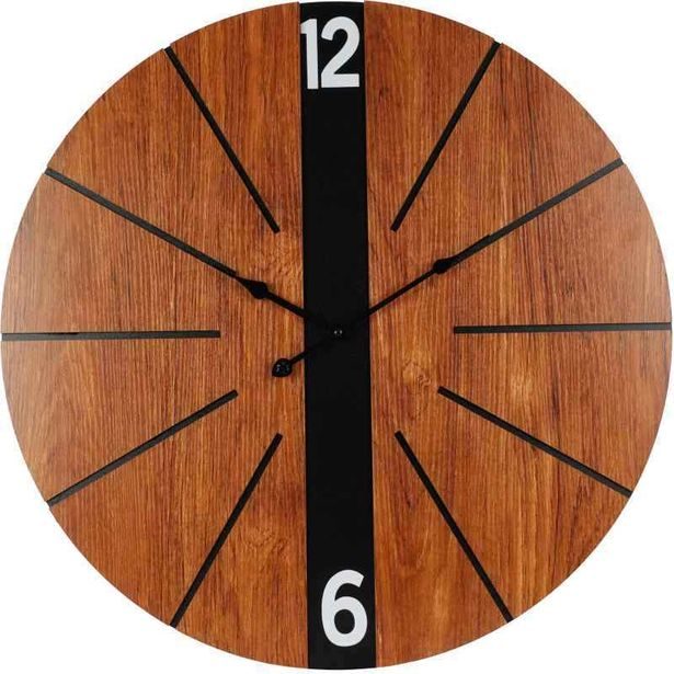 SEGNALE Nástěnné hodiny dřevěné 60 cm KO-Y36300190