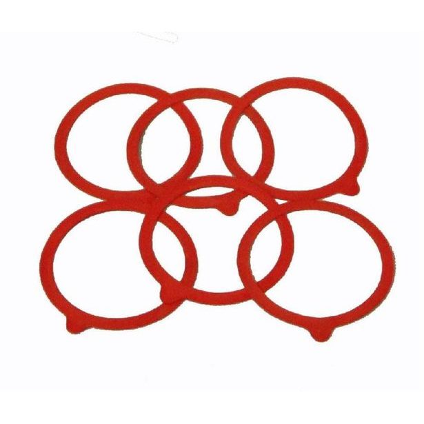 gumičky 10ks ploché zavařovací