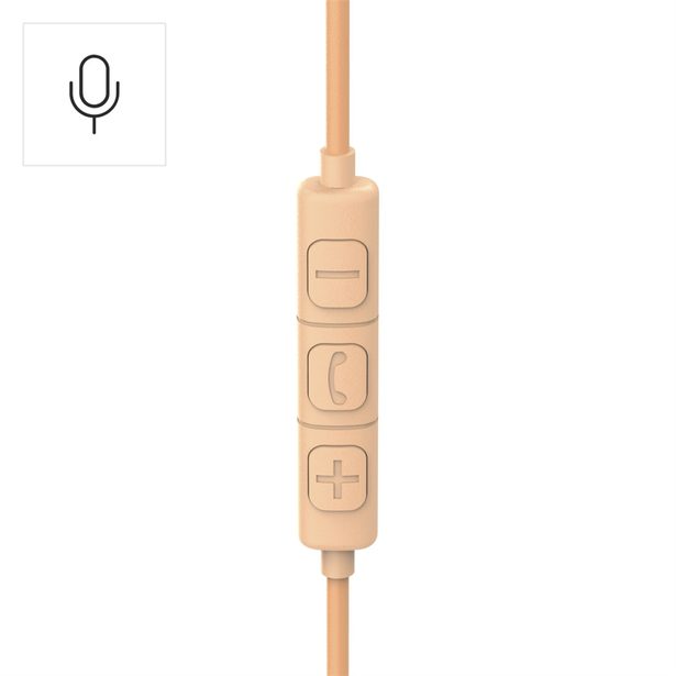 Hama USB-C sluchátka s mikrofonem Fun C, uzavřená, oranžová