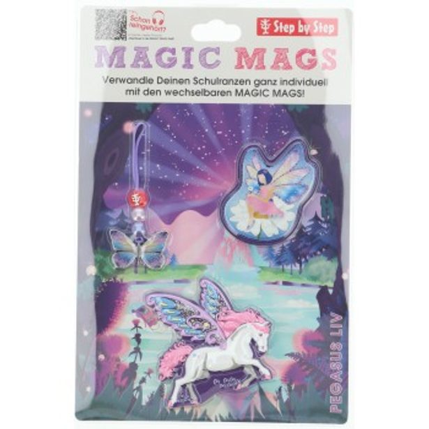 Doplňková sada obrázků MAGIC MAGS, Pegasus Liv, pro aktovky a batohy Step by Step