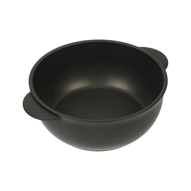 hrnec d24x11cm, TITANIO, nepřil.povrch, litina, indukce