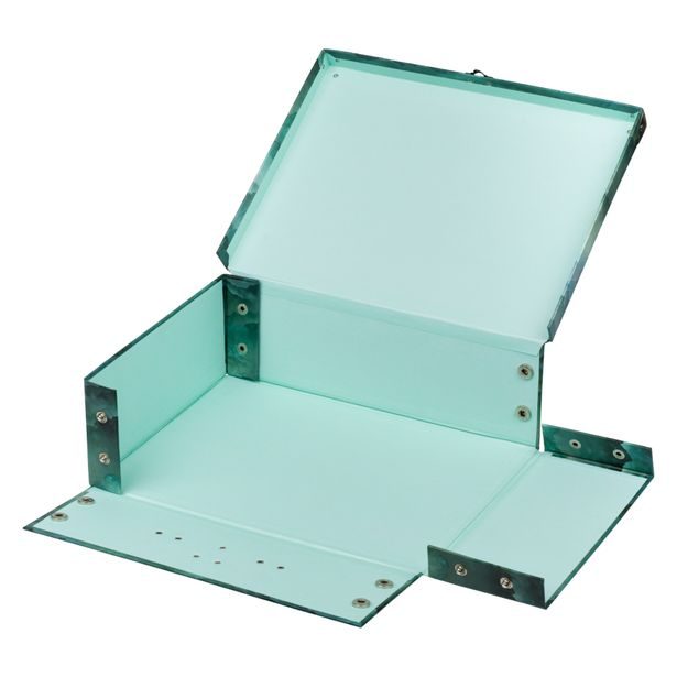 BAAGL Skládací školní kufřík Dino s kováním