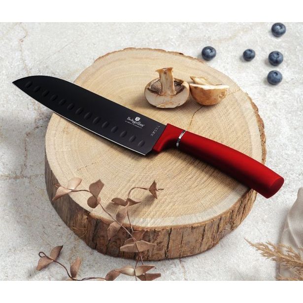 BERLINGERHAUS Sada nožů s nepřilnavým povrchem 6 ks Burgundy Metallic Line BH-2542