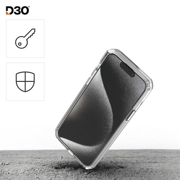 Hama Super Hybrid, nerozbitné ochranné sklo na displej pro Apple iPhone 16 Pro Max, licence D3O®