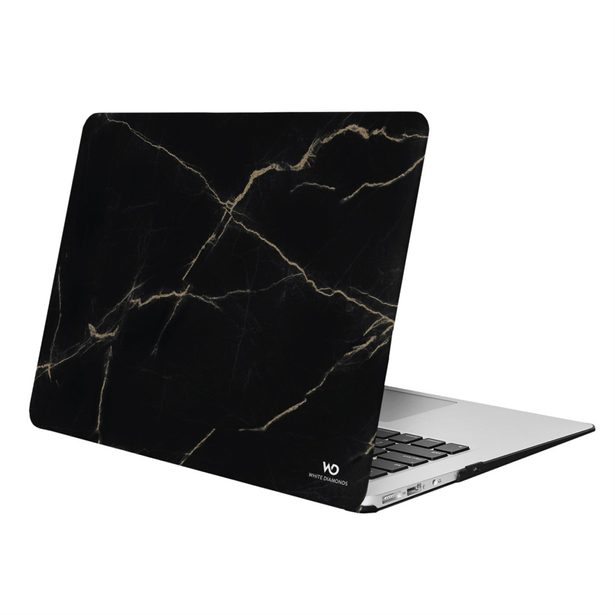 White Diamonds Protective Marble, kryt pro MacBook Air 13" (2018), mramor černý/zlatý