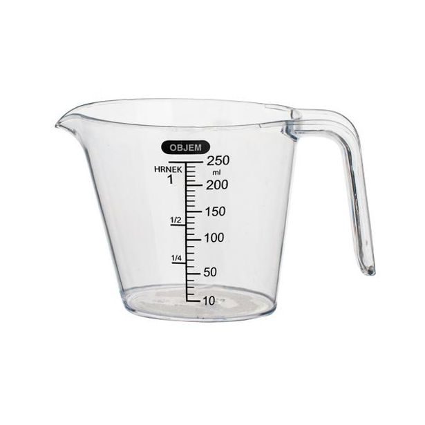 TORO ODMĚRKA 250ML 13,5X7,8X8,7CM PLAST_hamashop