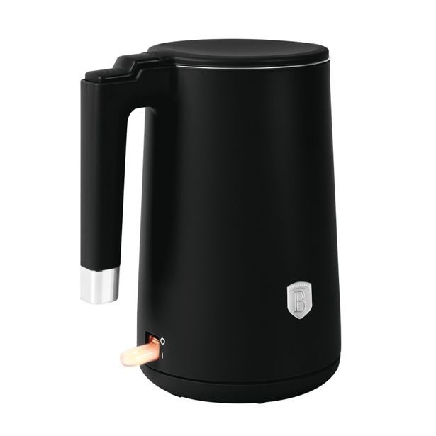 BERLINGERHAUS Rychlovarná konvice s dvojitou stěnou Matte Black Collection BH-9589