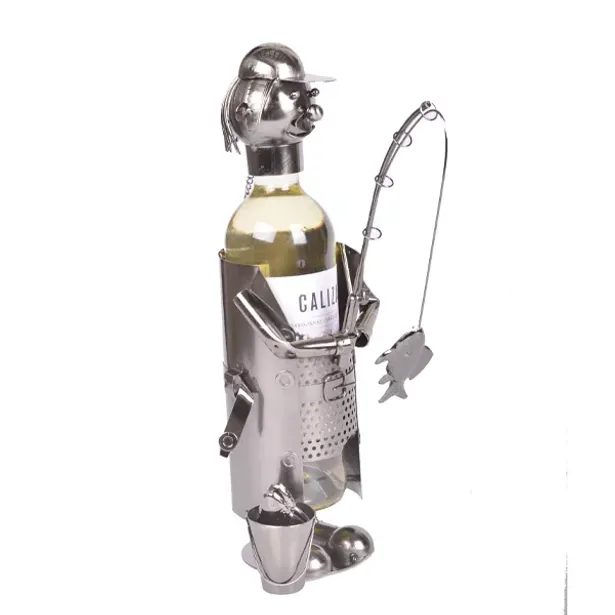 Rybář - stojan na víno