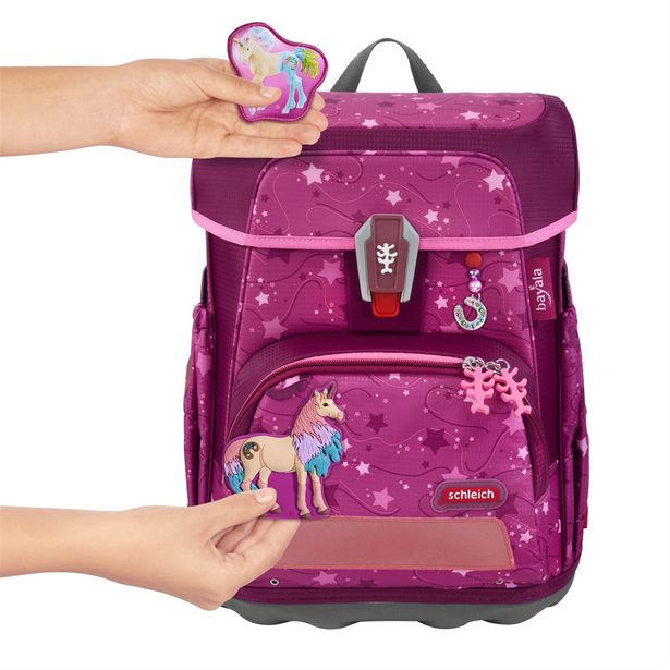 Školní aktovka CLOUD schleich, bayala, Marshmallow Einhorn - 5 dílný set, AGR certifikát