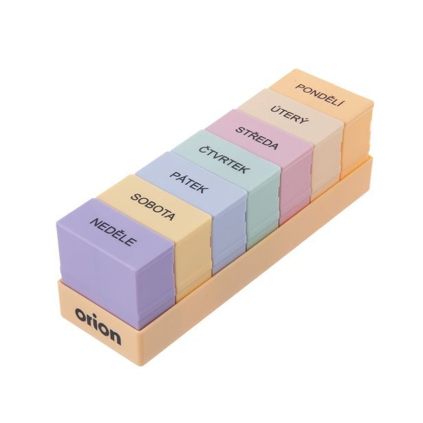 Organizér na léky týdenní 4 sekce