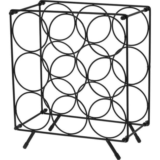 EXCELLENT HOUSEWARE Kovový stojan na víno 9 lahví KO-DD1001030