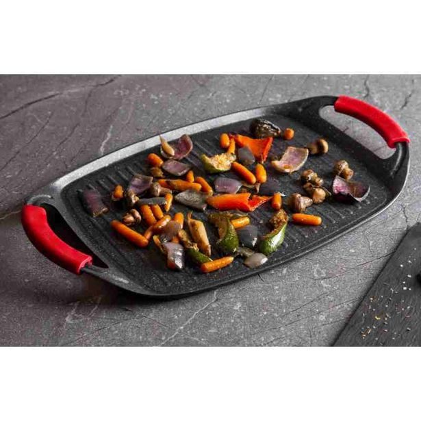 BERLINGERHAUS Grilovací deska s nepřilnavým povrchem 47 cm Burgundy Metallic Line BH-6182