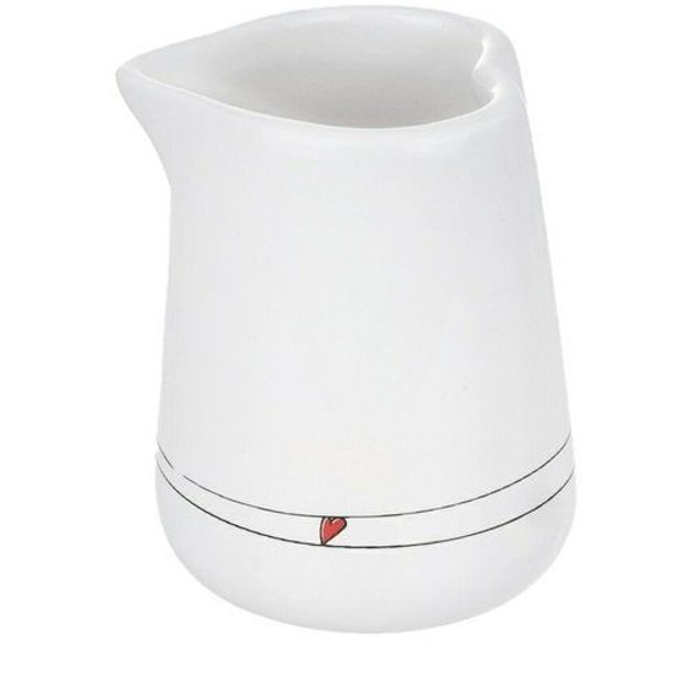 mlékovka 120ml SRDÍČKA, keramika