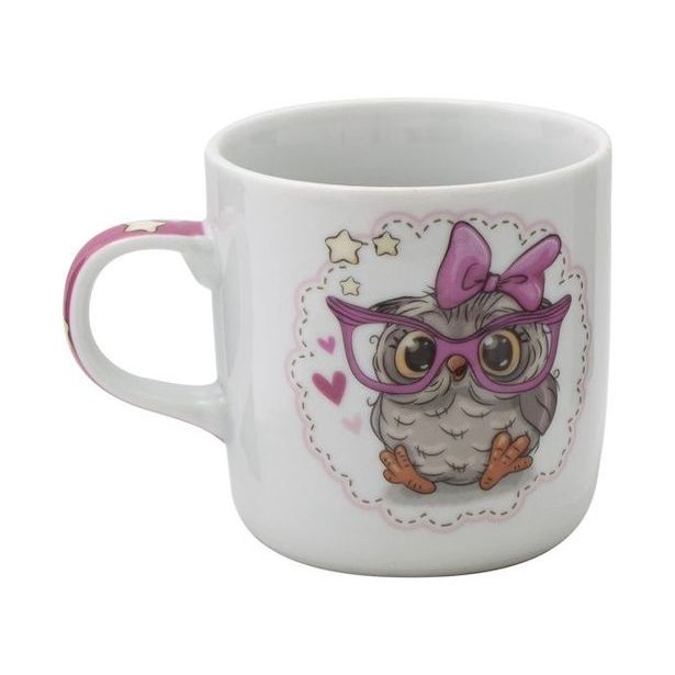 hrnek 230ml SOVA, dětský, BL-604, porcelán