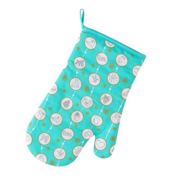 TORO CHŇAPKA KUCHYŇSKÁ VÁNOČNÍ "TYRKYS" 18X30CM_hamashop