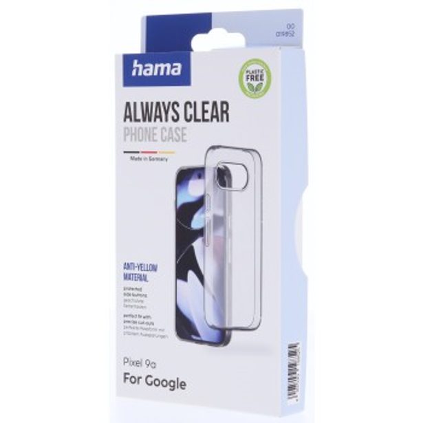 Hama Always Clear, kryt pro Google Pixel 9a, vždy průhledný, nežloutne