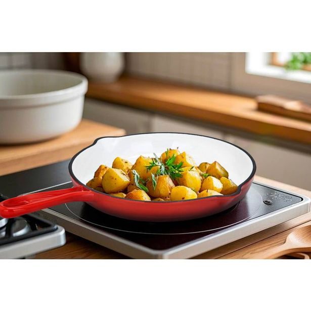 CS SOLINGEN Sada nádobí litinová Xanten 7 ks červená CS-067489