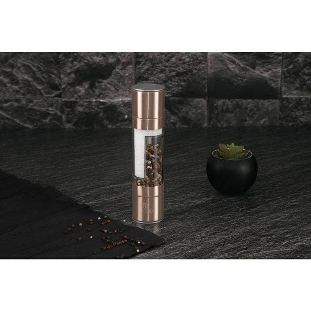 BERLINGERHAUS Mlýnek na pepř a sůl Rosegold Metallic Line BH-8552