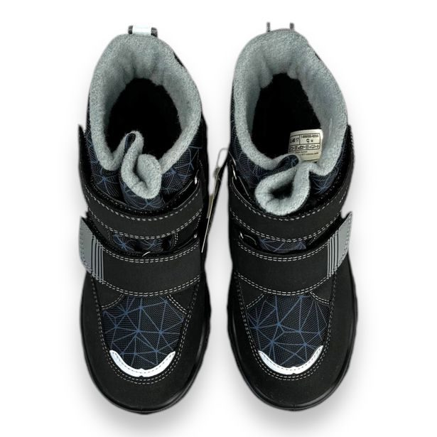 Zimní boty Superfit 1-006080-0000 HUSKY SCHWARZ/HELLGRAU