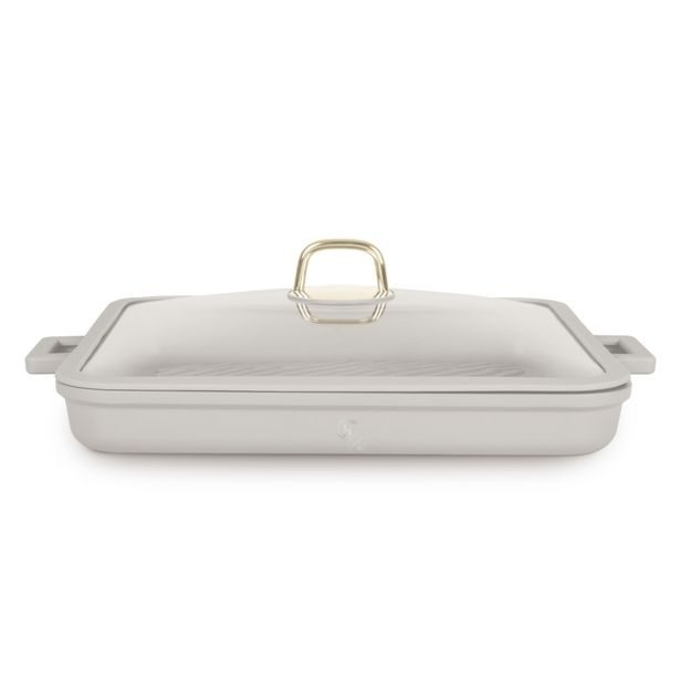 BERLINGERHAUS Pánev grilovací s titanovým povrchem a poklicí 34 cm Sahara Collection BH-7790