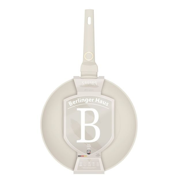 BERLINGERHAUS Pánev WOK s titanovým povrchem 28 cm Sahara Collection BH-8063