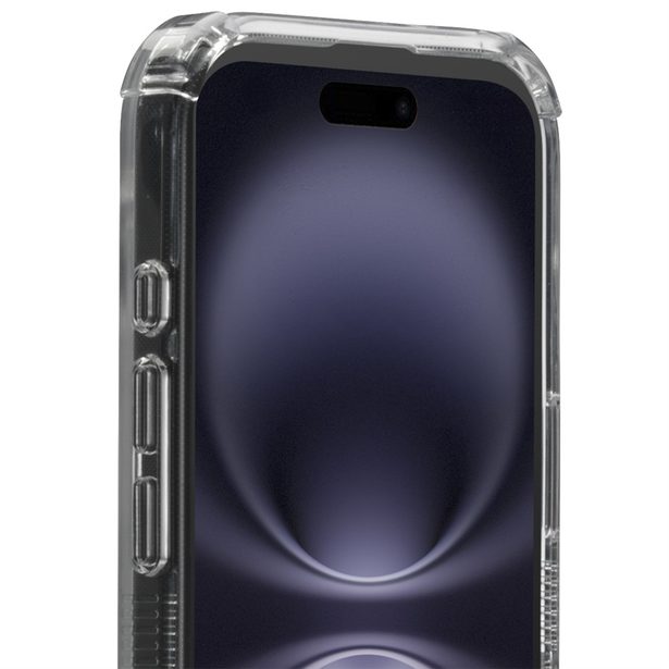 Hama Extreme Protect, kryt pro Apple iPhone 16, magnetický, D3O®, nežloutne, průhledný