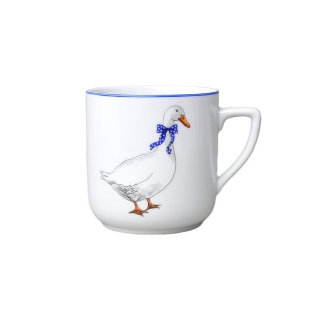 hrnek 400ml PĚTKA-HUSY U666, čes.porcelán