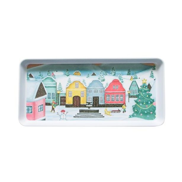 TORO PODNOS SERVÍROVACÍ VÁNOČNÍ "VESNIČKA",35X16,5X2,3_hamashop