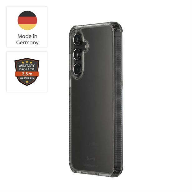 Hama Extreme Protect, kryt pro Samsung Galaxy S25 FE, materiál D3O®, nežloutne, průhledný