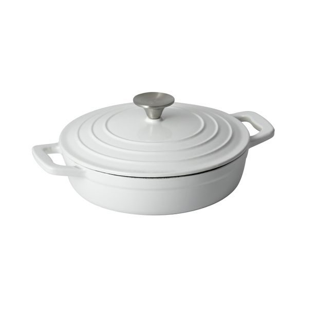 CS SOLINGEN Sada nádobí litinová Xanten 7 ks bílá CS-094805