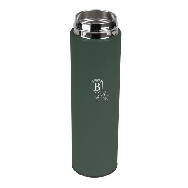 BERLINGERHAUS Chytrá termoska s ukazatelem teploty 0,5 l Matte Green Collection BH-9679
