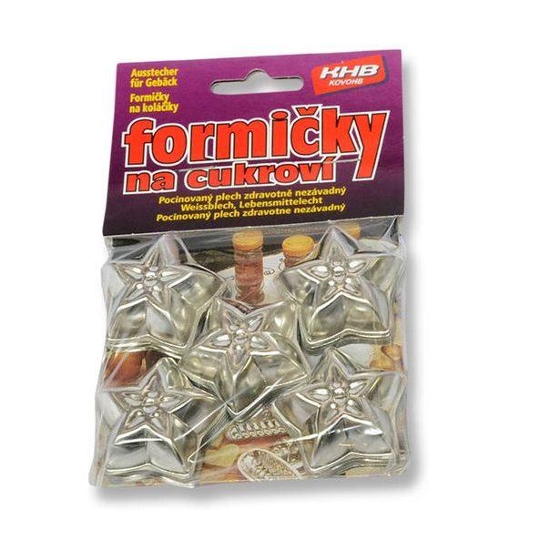 form.Hvězdička mini, 30ks sada, pocín