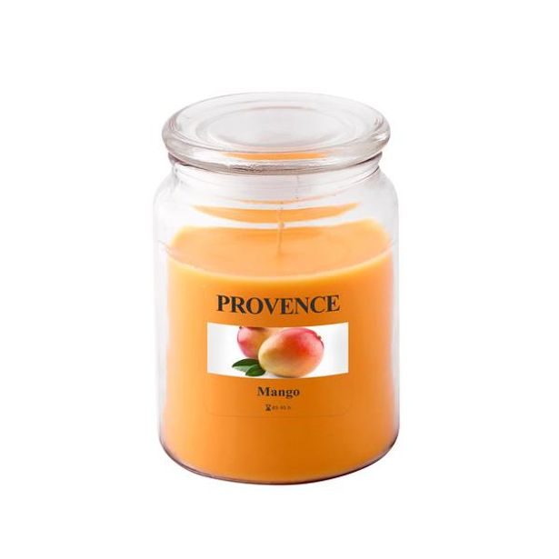 Provence SVÍČKA VE SKLE 510g, 85-95hod, mango_hamashop