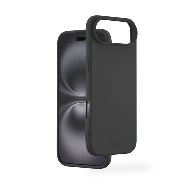 Hama Fantastic Feel, kryt pro Apple iPhone Air, hebký povrch, černý