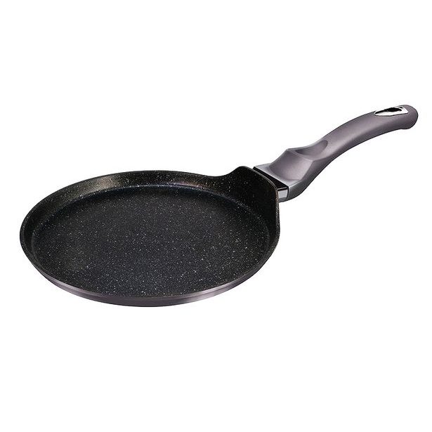 BERLINGERHAUS Pánev na palačinky s mramorovým povrchem 25 cm Carbon PRO Line BH-6902