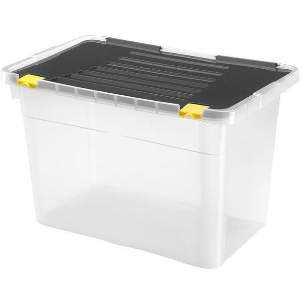 heidrun BOX ÚLOŽNÝ S VÍKEM 54L, PLAST, 58X36,5X37,5 CM_hamashop