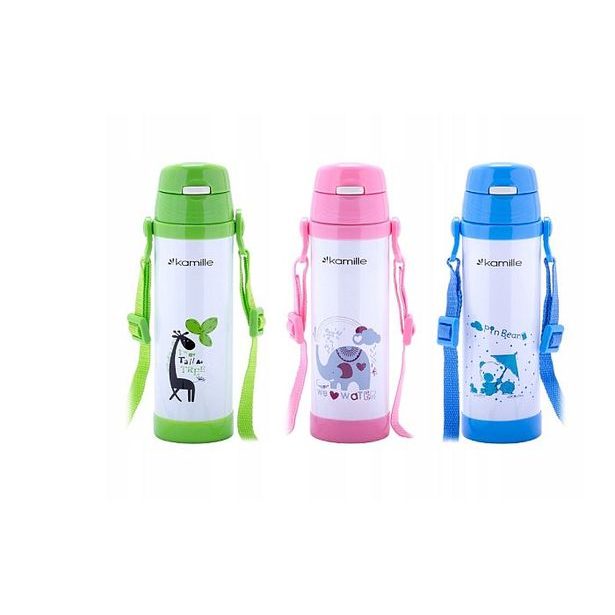 termoska 0,50l, 3DEKORY, pásek, nápitka, dětská