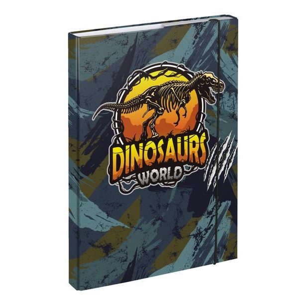 BAAGL Desky na školní sešity A4 Dinosaurs World