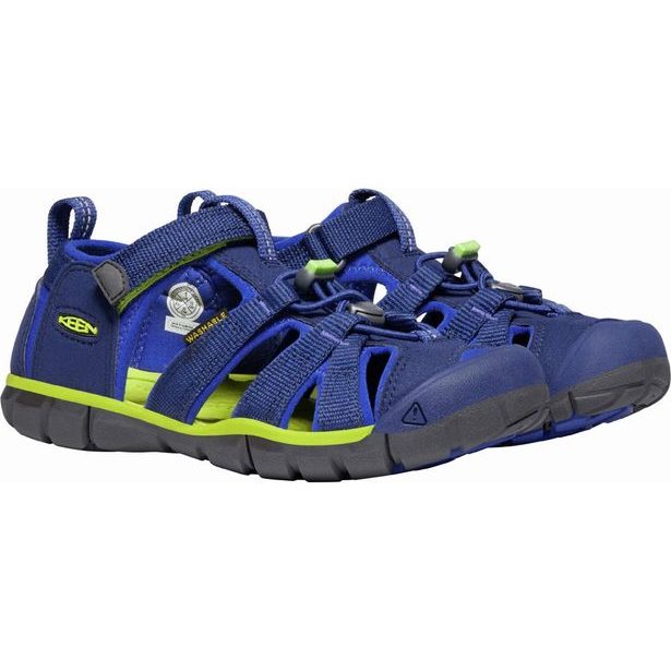 Sandály KEEN SEACAMP II CNX YOUTH blue depths/chartreuse